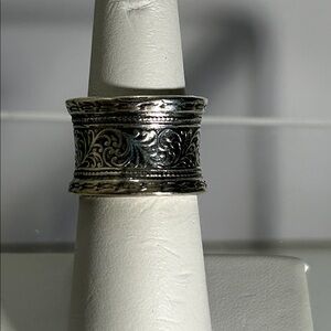 New at Vintage Design Passage To Israel Sterling Silver Scroll Designs Ring
